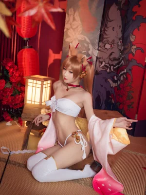 阿包也是兔娘《9月舰长 高苗佑京》主题写真：27张全套美图