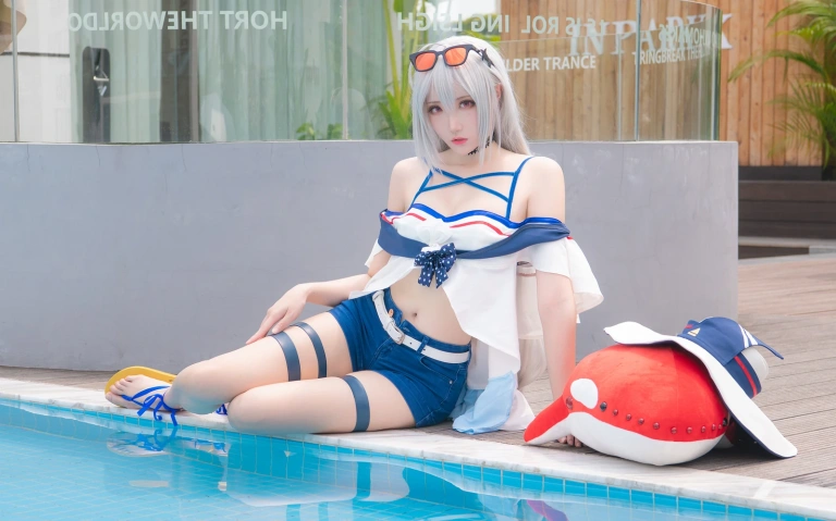瓜希酱《斯卡蒂》主题写真：24张全套美图