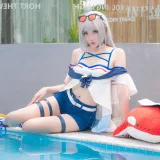 瓜希酱《斯卡蒂》主题写真：24张全套美图