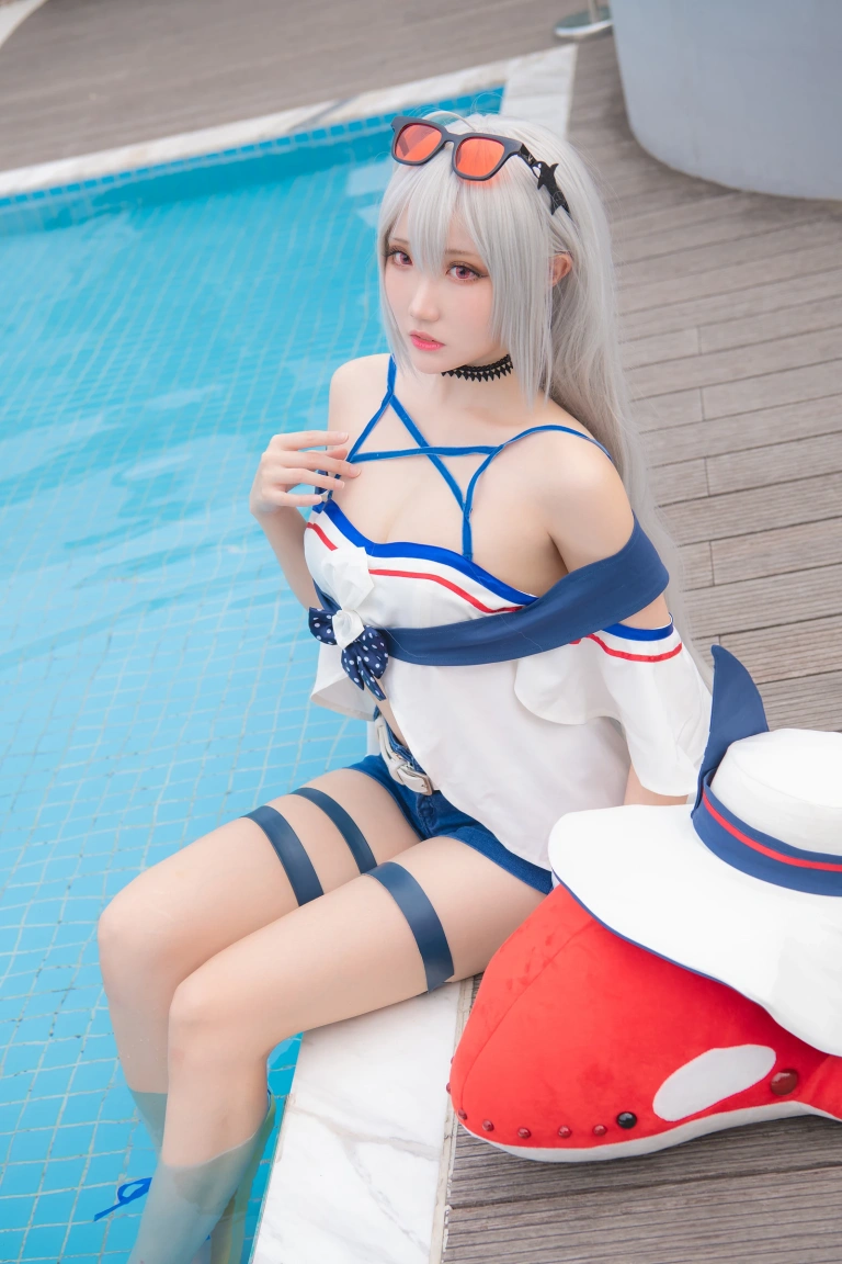 瓜希酱《斯卡蒂》主题写真：24张全套美图