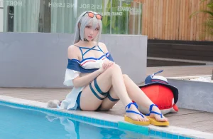 瓜希酱《斯卡蒂》主题写真：24张全套美图