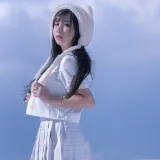 过期米线线喵《天台JK》主题写真：58张全套美图