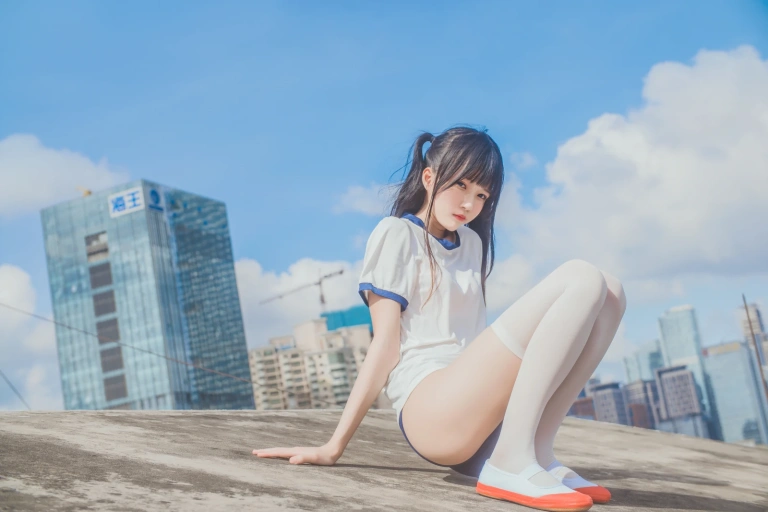 桜桃喵《桜桃未熟1 体操服电子档》主题写真：24张全套美图