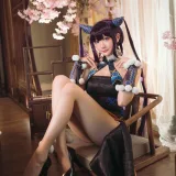瓜希酱《杨贵妃》主题写真：28张全套美图