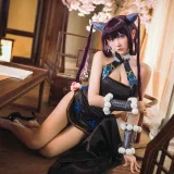 瓜希酱《杨贵妃》主题写真：28张全套美图