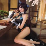 瓜希酱《杨贵妃》主题写真：28张全套美图