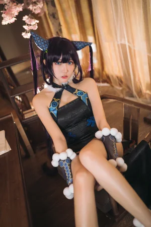 瓜希酱《杨贵妃》主题写真：28张全套美图