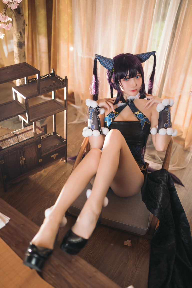 瓜希酱《杨贵妃》主题写真：28张全套美图