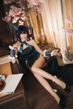 瓜希酱《杨贵妃》主题写真：28张全套美图