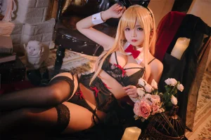 日奈娇(椎名莜)《海梦兔子内衣》主题写真：35张全套美图