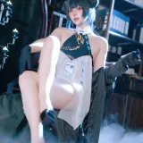 屿鱼《蔚蓝档案 妃咲同人护士》主题写真：65张全套美图