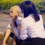 皮皮奶&穆零Mu0《百合OL》主题写真：51张全套美图