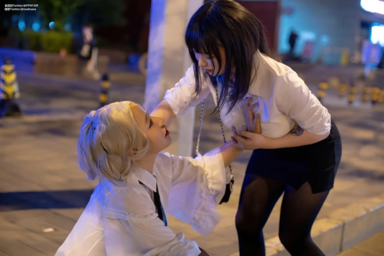 皮皮奶&穆零Mu0《百合OL》主题写真：51张全套美图
