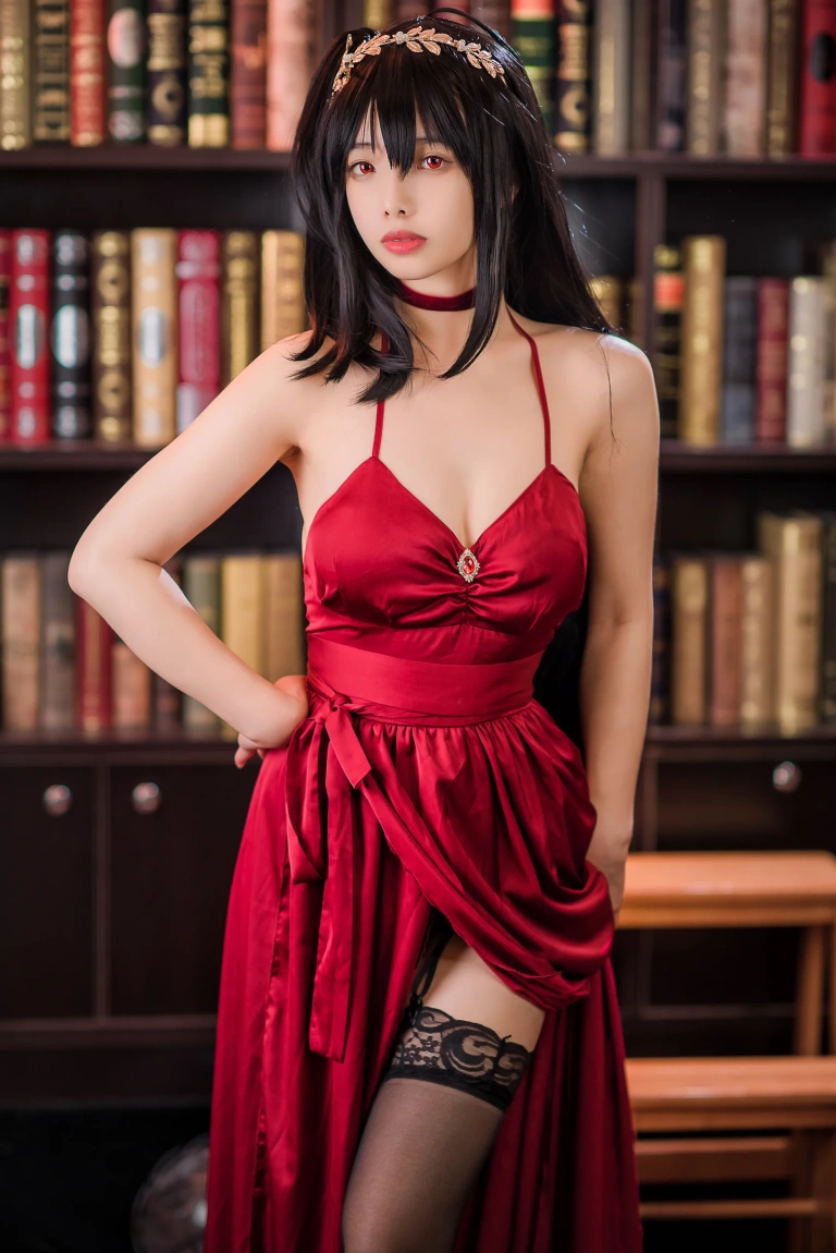 雯仔不讲道理《碧蓝航线 大凤礼服》主题写真：43张全套美图