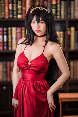 雯仔不讲道理《碧蓝航线 大凤礼服》主题写真：43张全套美图