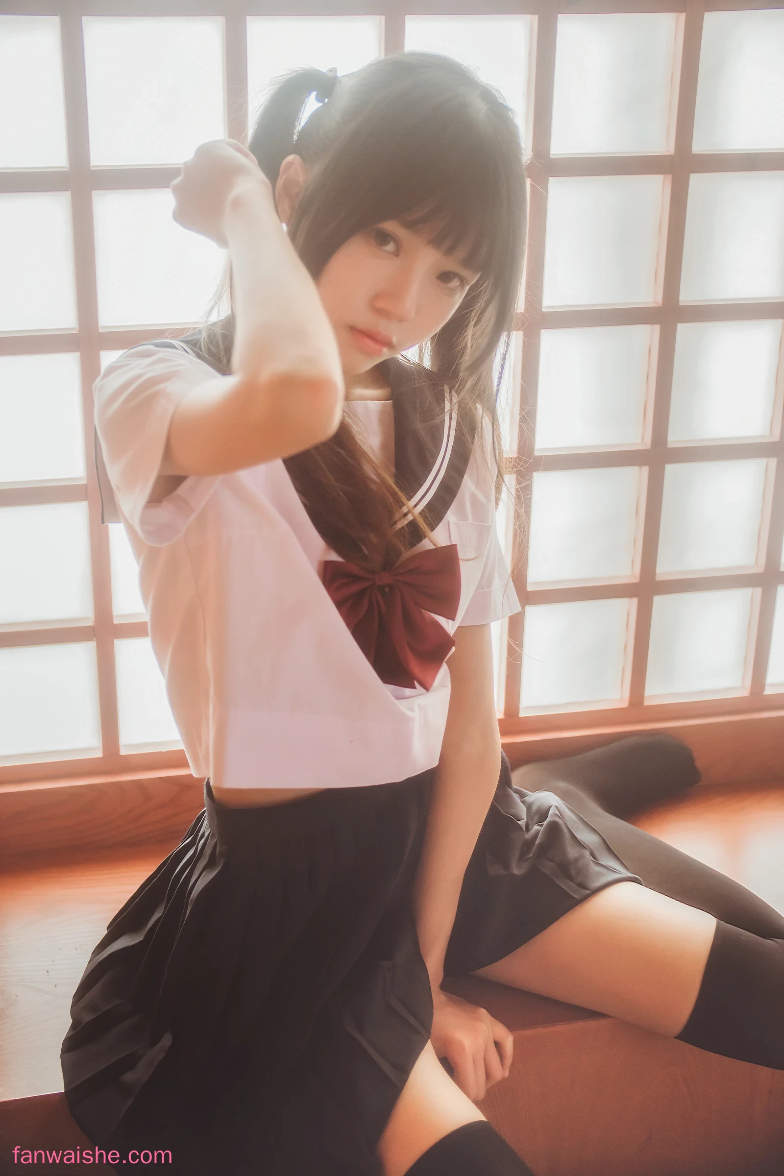 桜桃喵 桜桃喵 NO.070 - 桜桃未熟1 小背心换水手服