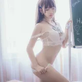 过期米线线喵《教室写真》主题写真：30张全套美图