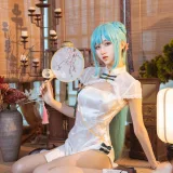 木棉棉《初音韶华COS》主题写真：17张全套美图