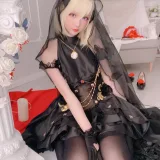 星之迟迟《斯卡哈maid&Z23婚纱》主题写真：150张全套美图，含1个视频