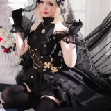 星之迟迟《斯卡哈maid&Z23婚纱》主题写真：150张全套美图，含1个视频