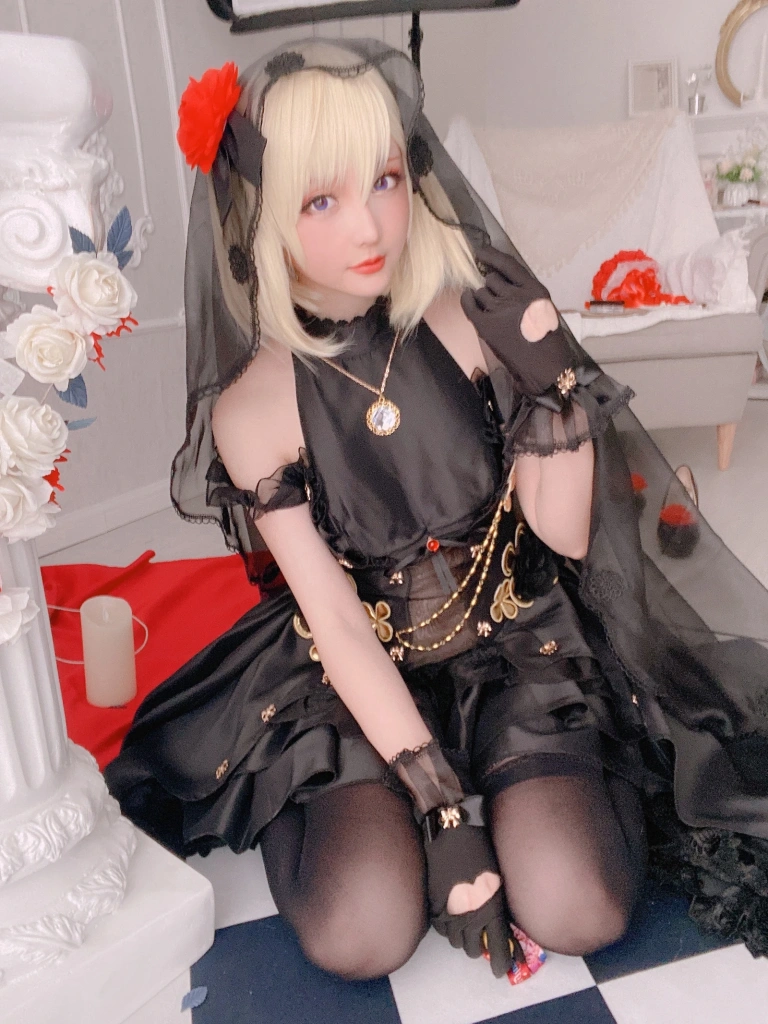 星之迟迟《斯卡哈maid&Z23婚纱》主题写真：150张全套美图，含1个视频