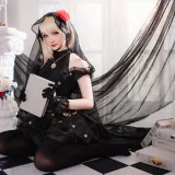 星之迟迟《斯卡哈maid&Z23婚纱》主题写真：150张全套美图，含1个视频