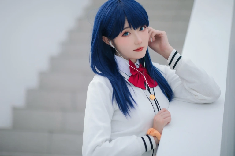 瓜希酱《宝多六花 制服》主题写真：16张全套美图