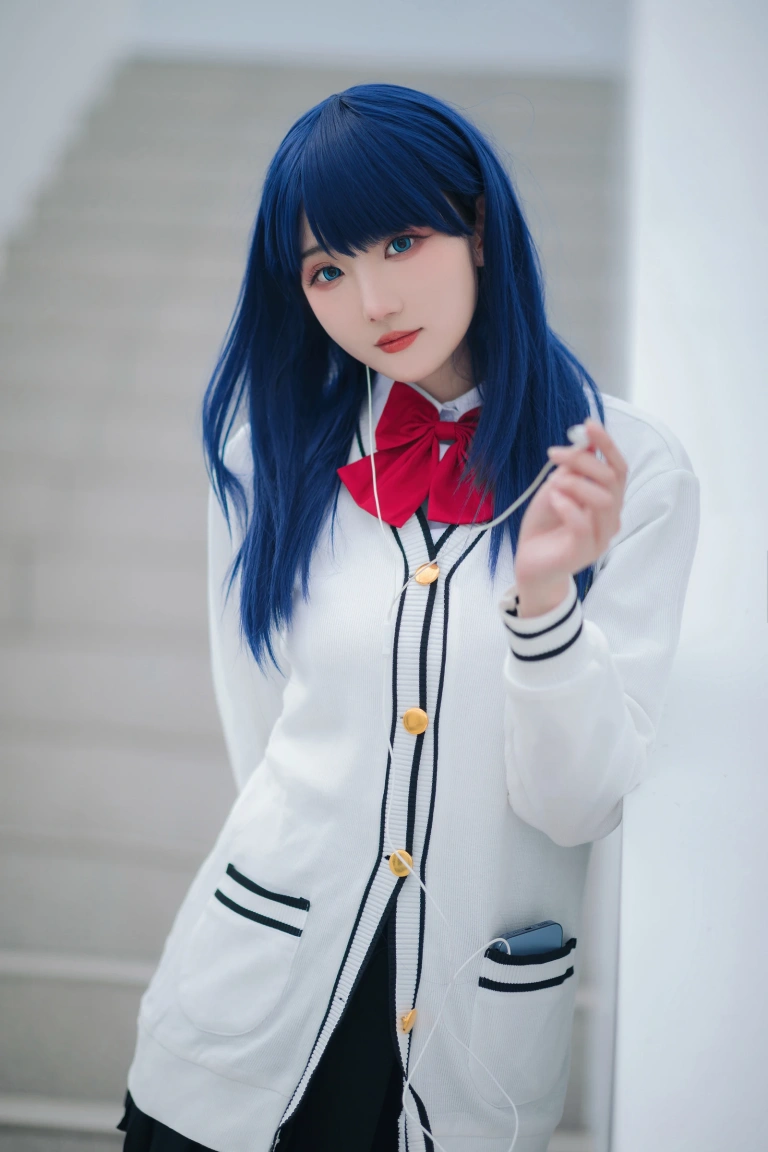 瓜希酱《宝多六花 制服》主题写真：16张全套美图