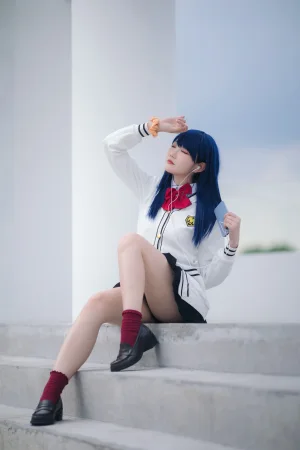 瓜希酱《宝多六花 制服》主题写真：16张全套美图
