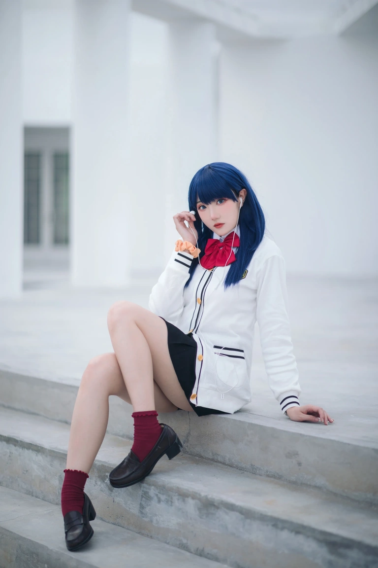 瓜希酱《宝多六花 制服》主题写真：16张全套美图