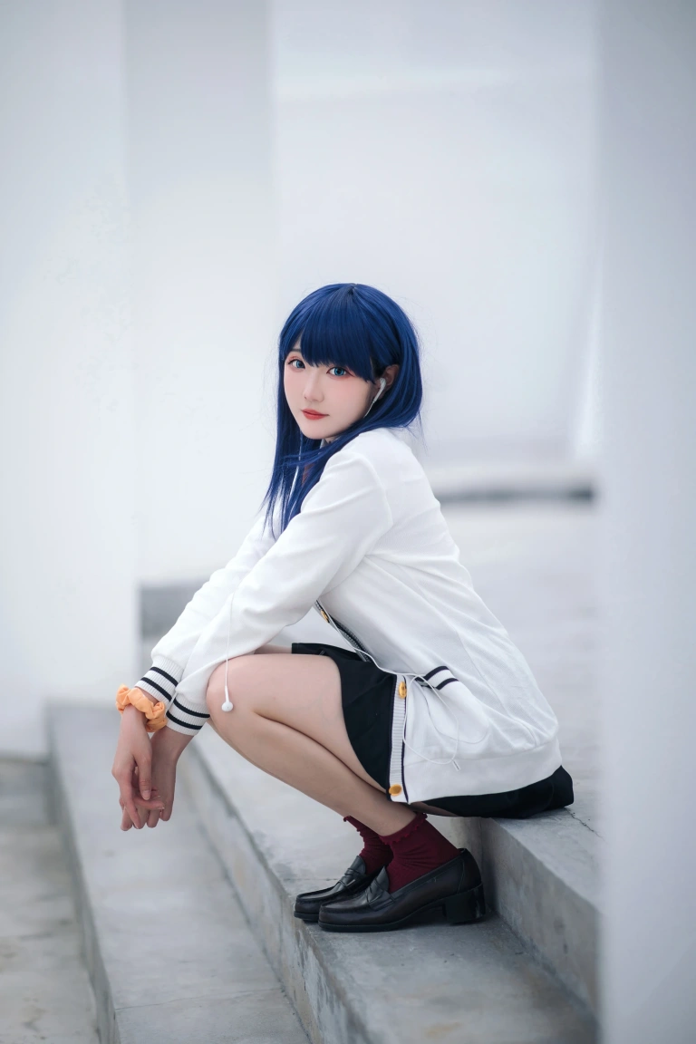 瓜希酱《宝多六花 制服》主题写真：16张全套美图