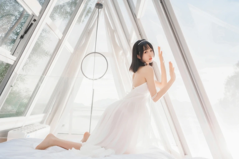 木棉棉《水波温柔》主题写真：24张全套美图