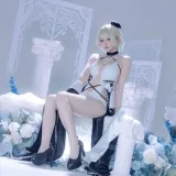 屿鱼《碧蓝航线 可畏同人礼服》主题写真：63张全套美图