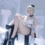 屿鱼《碧蓝航线 可畏同人礼服》主题写真：63张全套美图