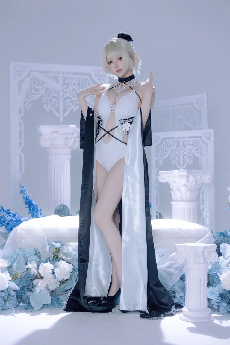 屿鱼《碧蓝航线 可畏同人礼服》主题写真：63张全套美图