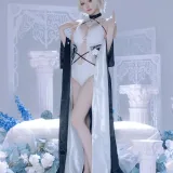 屿鱼《碧蓝航线 可畏同人礼服》主题写真：63张全套美图