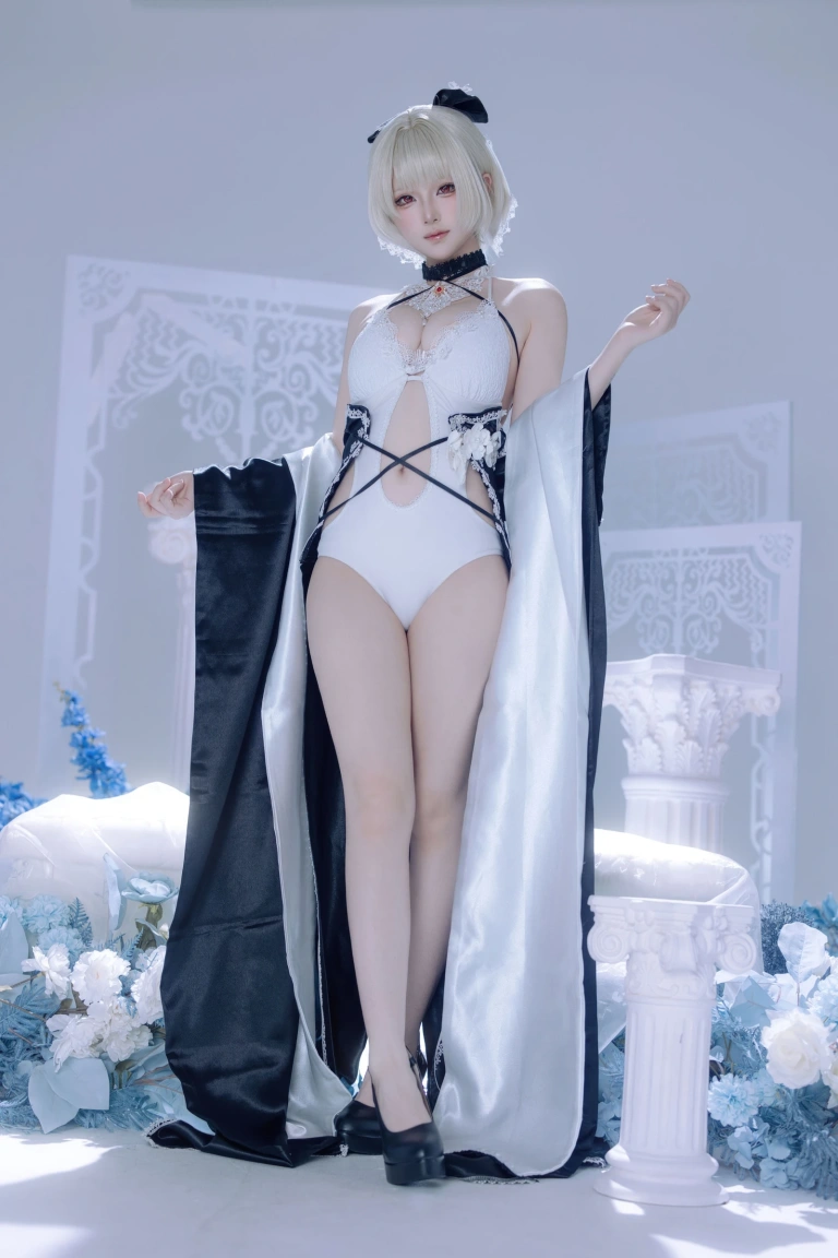 屿鱼《碧蓝航线 可畏同人礼服》主题写真：63张全套美图
