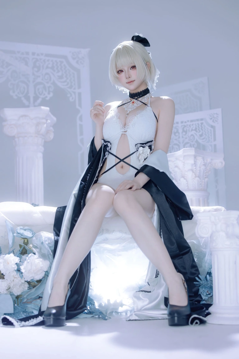 屿鱼《碧蓝航线 可畏同人礼服》主题写真：63张全套美图