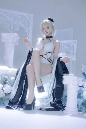 屿鱼《碧蓝航线 可畏同人礼服》主题写真：63张全套美图