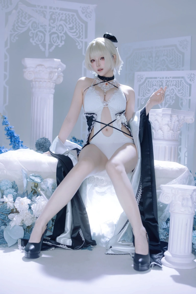 屿鱼《碧蓝航线 可畏同人礼服》主题写真：63张全套美图