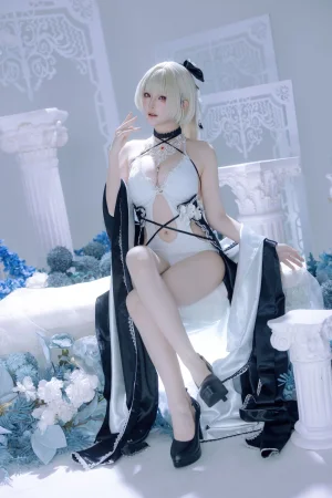 屿鱼《碧蓝航线 可畏同人礼服》主题写真：63张全套美图