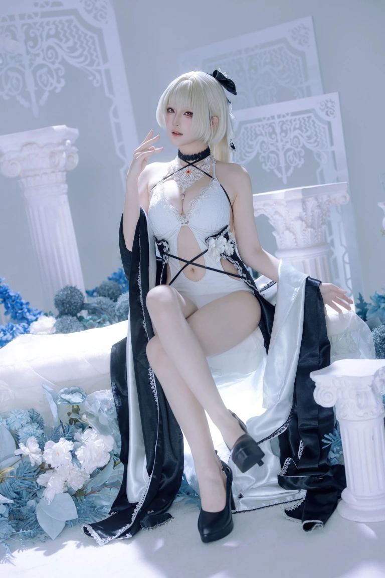 屿鱼《碧蓝航线 可畏同人礼服》主题写真：63张全套美图