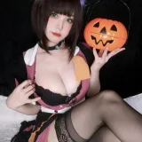 蜜汁猫裘《万圣节》主题写真：27张全套美图