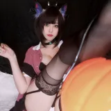 蜜汁猫裘《万圣节》主题写真：27张全套美图