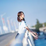 桜桃喵《蔚蓝》主题写真：33张全套美图