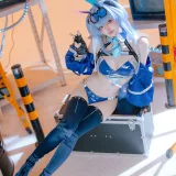 屿鱼《碧蓝航线 花园赛车服》主题写真：82张全套美图