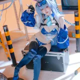 屿鱼《碧蓝航线 花园赛车服》主题写真：82张全套美图
