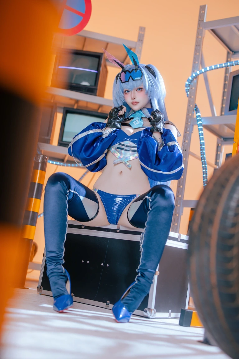 屿鱼《碧蓝航线 花园赛车服》主题写真：82张全套美图