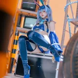 屿鱼《碧蓝航线 花园赛车服》主题写真：82张全套美图