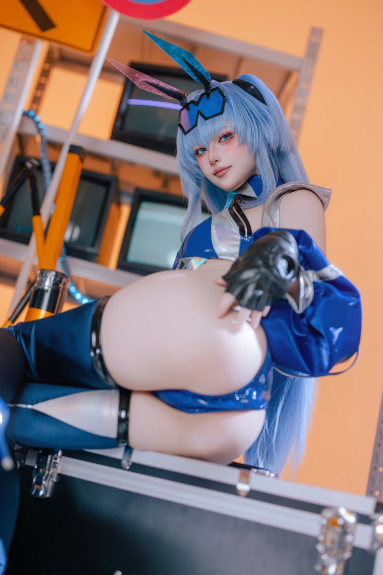 屿鱼《碧蓝航线 花园赛车服》主题写真：82张全套美图